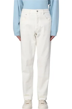 Kenzo Homme, Jeans, Blanc, Taille: W33 Jean Droit Blanc