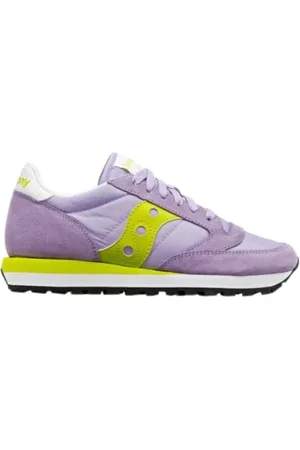 Saucony Femme, Chaussures, Multicolore, Taille: 36 EU Baskets Jazz Original Violet Jaune
