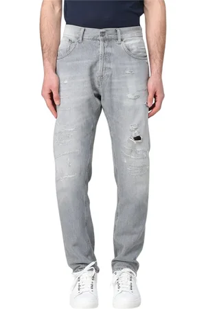 Dondup Homme, Jeans, Gris, Taille: W38 Jean Denim Gris Coupe Régulière