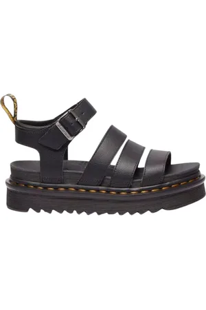 Dr. Martens Femme, Chaussures, Noir, Taille: 37 EU Sandales en cuir Blaire