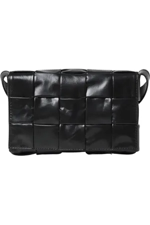 Bottega Veneta Homme, Sacs, Noir, Taille: ONE Size Sac à bandoulière Intrecciato Weave