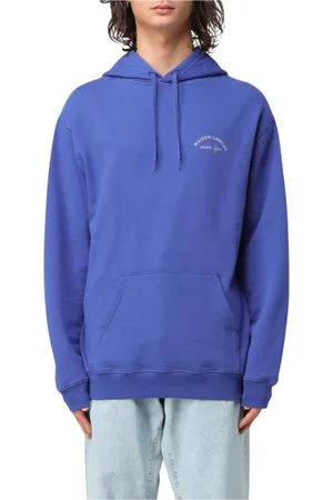Maison Labiche Homme, Sweatshirts et sweats à capuche, Bleu, Taille: L Sweat à capuche bleu pour homme