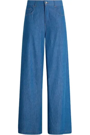 Liu Jo Femme, Jeans, Bleu, Taille: 36 FR Jean évasé en Denim Bleu Foncé