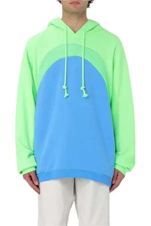 ERL Homme, Sweatshirts et sweats à capuche, Bleu, Taille: S Sweat à capuche ColorBlock Bleu