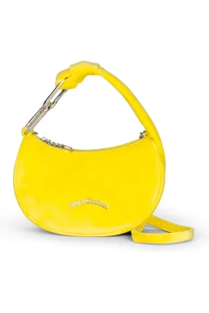 Juicy Couture Femme, Sacs, Jaune, Taille: ONE Size Fleur Petit Sac Hobo Polyester Jaune