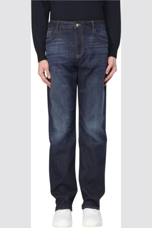 Armani Exchange Homme, Jeans, Bleu, Taille: W38 Jeans Droits Bleus Élégants