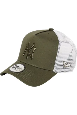 New Era Homme, Accessoires, Vert, Taille: ONE Size NY Yankees Casquette Trucker Vert