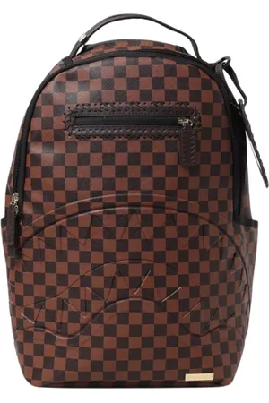 Sprayground Homme, Sacs, Brun, Taille: ONE Size Sac à dos à carreaux pour hommes