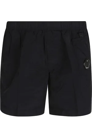 C.P. Company Homme, Maillots de bain, Noir, Taille: L Shorts de bain noirs avec cordon de serrage