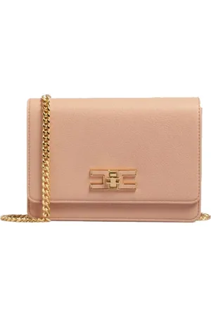 Elisabetta Franchi Femme, Sacs, Rose, Taille: ONE Size Sac Bandoulière Chaîne en Carne