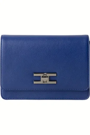 Elisabetta Franchi Femme, Accessoires, Bleu, Taille: ONE Size Petit Sac Bandoulière Bleu