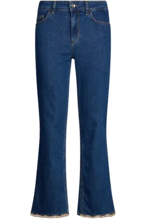 Liu Jo Femme, Jeans, Bleu, Taille: W32 Jean coupé avec strass