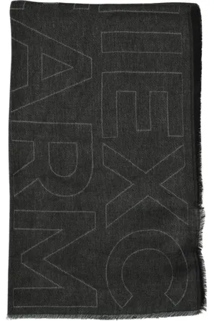 Armani Exchange Homme, Accessoires, Noir, Taille: ONE Size Écharpe d