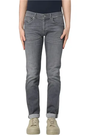 Dondup Homme, Jeans, Gris, Taille: W31 Jean droit gris pour homme