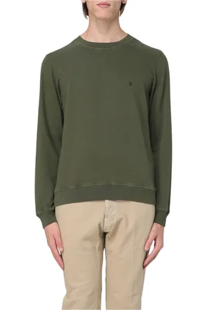 Dondup Homme, Sweatshirts et sweats à capuche, Vert, Taille: S Pull à Manches Longues Vert