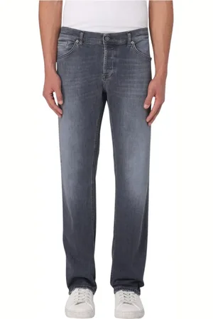 Dondup Homme, Jeans, Noir, Taille: W34 Jean Coupe Droite Casual Fit Noir