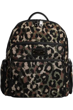 Dolce & Gabbana Unisex, Sacs, Multicolore, Taille: ONE Size Sac à dos homme léopard avec logo
