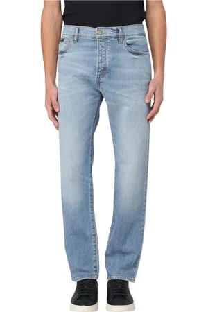 HUGO BOSS Homme, Jeans, Bleu, Taille: W33 Jean Regular Fit Stone-Washed