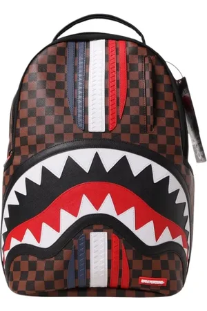 Sprayground Homme, Sacs, Brun, Taille: ONE Size Sac à dos à carreaux marron pour hommes