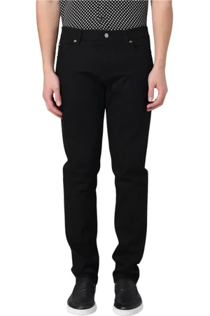 Dolce & Gabbana Homme, Jeans, Noir, Taille: L Jean Slim Fit avec Détails Usés