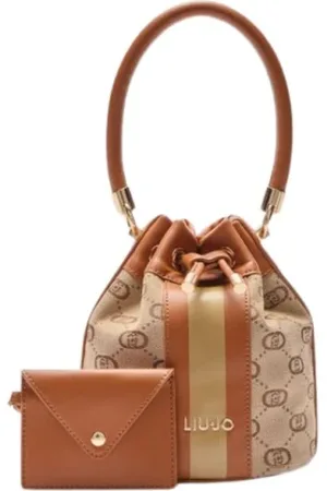 Liu Jo Femme, Sacs, Multicolore, Taille: ONE Size Sac Seau avec Détails Rayés