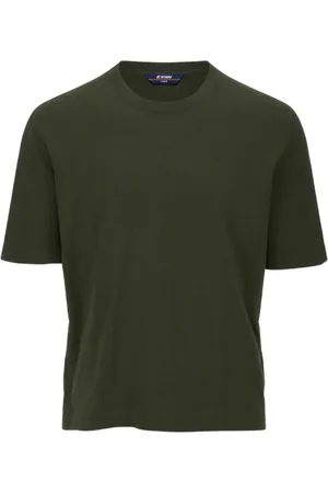 K-Way Homme, Tops, Vert, Taille: S T-shirt en coton à manches courtes Combe