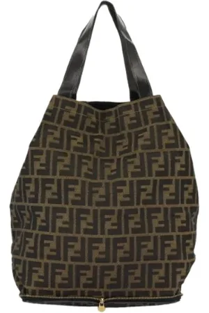 Fendi Femme, Pre-owned, Brun, Taille: ONE Size Pre-owned Toile sacs-fendi
