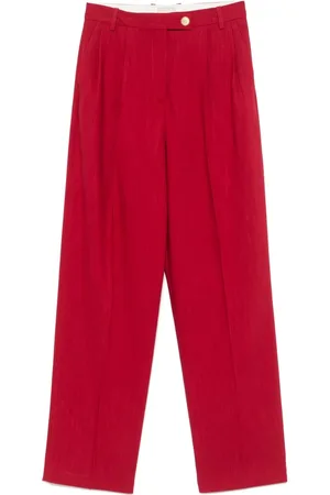 Tommy Hilfiger Femme, Pantalons, Rouge, Taille: 38 FR Jean Large