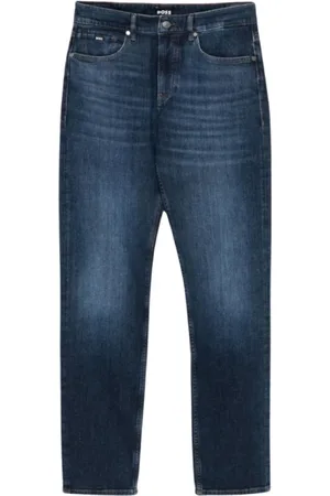 HUGO BOSS Homme, Jeans, Bleu, Taille: W30 L32 Jean Slim Fit Navy 5 Poches
