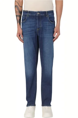 PT Torino Homme, Jeans, Bleu, Taille: W34 Jean en denim stretch avec coupe fuselée