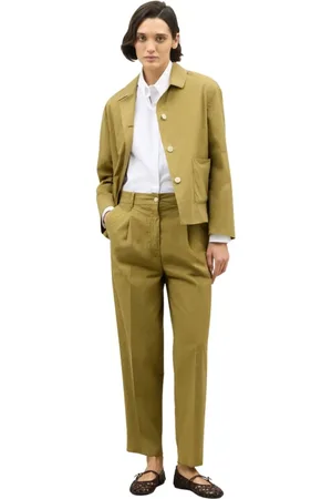 Boglioli Femme, Vestes, Vert, Taille: 40 FR Blazer Margot en Popeline Légère