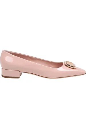 Salvatore Ferragamo Femme, Chaussures, Rose, Taille: 35 1/2 EU Élégantes Ballerines pour Femmes