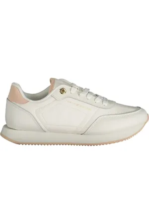 Tommy Hilfiger Femme, Chaussures, Blanc, Taille: 39 EU Baskets de sport à lacets