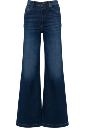 Twin-Set Femme, Jeans, Bleu, Taille: W31 Jean en denim de coton stretch