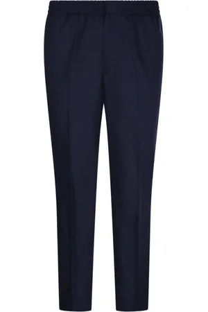 Ami Homme, Pantalons, Bleu, Taille: M Pantalon Taille Élastique Bleu Marine
