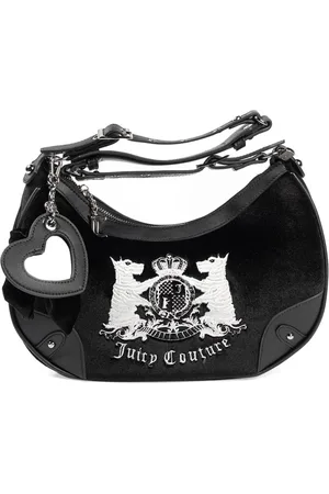 Juicy Couture Femme, Sacs, Noir, Taille: ONE Size Sac Hobo Hollyhock Polyester/PU Noir