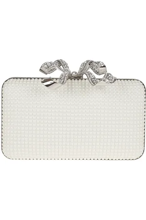 Self-Portrait Femme, Sacs, , Taille: ONE Size Pochette Blanche Design Élégant