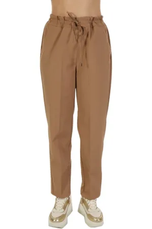 MARELLA Femme, Pantalons, Brun, Taille: 40 FR Pantalon taille élastique Gimmy chameau