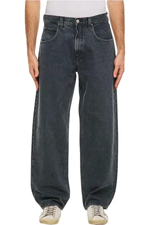 AGOLDE Homme, Jeans, Noir, Taille: W33 Jean Noir Coupe Large