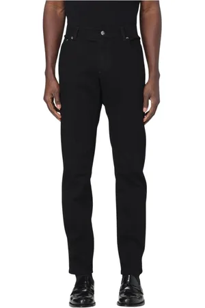 Dolce & Gabbana Homme, Jeans, Noir, Taille: L Jean Coupe Droite Noir