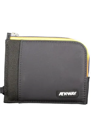 K-Way Homme, Accessoires, Noir, Taille: ONE Size Portefeuille à fermeture éclair avec dragonne détachable