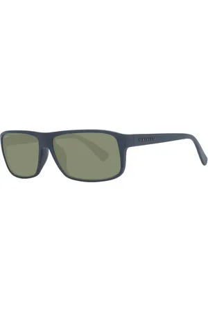 Serengeti Unisex, Accessoires, Gris, Taille: ONE Size Lunettes de Soleil Unisexes Grises Rectangulaires Polarisantes