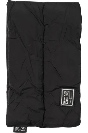 VERSACE Homme, Accessoires, Noir, Taille: ONE Size Écharpe en Nylon Matelassé Noir