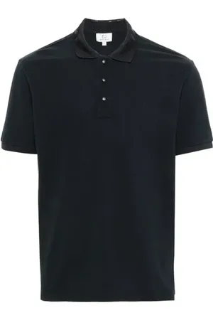 Woolrich Homme, Tops, Bleu, Taille: M Polo à Logo Gaufré