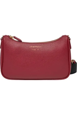 Emporio Armani Femme, Sacs, Rouge, Taille: ONE Size Mini Sac en Eco-cuir Bordeaux
