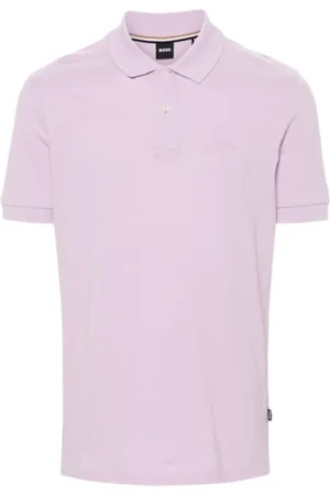 HUGO BOSS Homme, Tops, Violet, Taille: 2XL Polo classique en coton violet