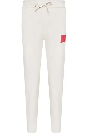 Armani Exchange Femme, Pantalons, Blanc, Taille: 42 FR Pantalon blanc Regular Fit