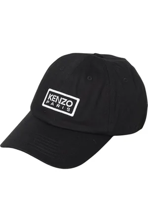 Kenzo Homme, Accessoires, Noir, Taille: ONE Size Casquette de Baseball avec Logo en Noir