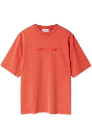 Axel Arigato Homme, Tops, Rouge, Taille: M Déformer T-shirt