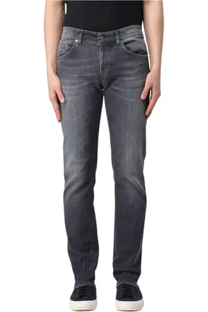 Dondup Homme, Jeans, Noir, Taille: W29 Jeans Coupe Droite Noirs